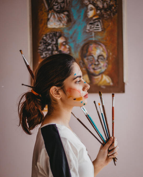 fille créative et inspirante